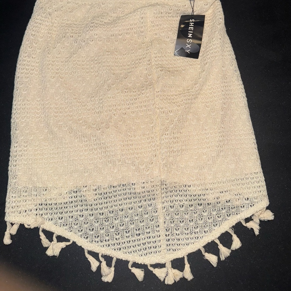 Brand New Shein matching set. Crotchet top and skirt